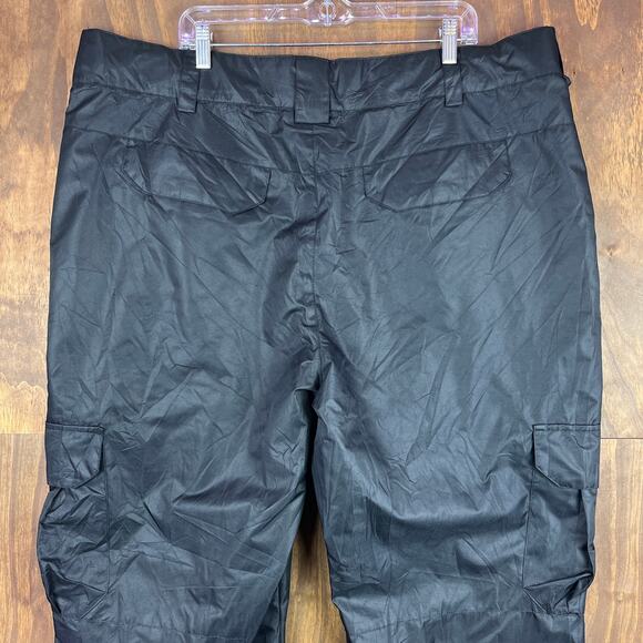 SwissTech Mens Pants Black Snow Sking Winter Insulated Zipped Pockets 2XL - Picture 9 of 11